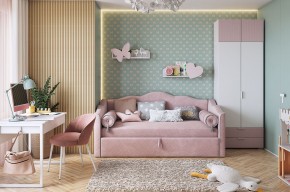 ЗЕФИР Комплект детской мебели (модульный) пудра розовая в Губахе - gubaha.mebel-74.com | фото