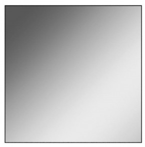 Зеркало Corsica 600х600 black без подсветки Sansa (SB1064Z) в Губахе - gubaha.mebel-74.com | фото