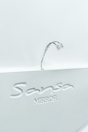 Зеркало Gia 75 white с подсветкой Sansa (SGa1044Z) в Губахе - gubaha.mebel-74.com | фото