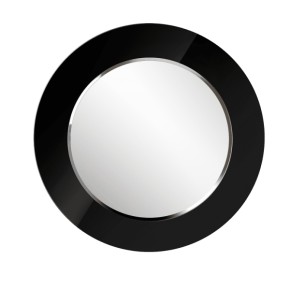 Зеркало круглое черный (РМ/02) в Губахе - gubaha.mebel-74.com | фото