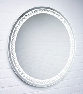 Зеркало Прая 700х700 с подсветкой Домино (GL7048Z) в Губахе - gubaha.mebel-74.com | фото