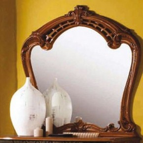 Зеркало в раме (03.150) Ольга (орех) в Губахе - gubaha.mebel-74.com | фото